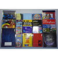 Combination 8 Wall Mounted Leaflet Holder System