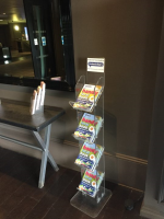 4 Tier A5 Perspex Magazine Stand