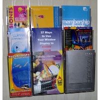 Combination 3 Wall Mounted Leaflet Holder