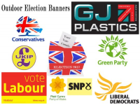 General Election Outdoor PVC Banners