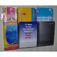 Combination 1 Wall Mounted Leaflet Holder