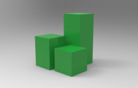 Green Acrylic Plinth