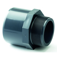 UPVC Plain Female/Plain Male - Male Threaded Adaptor