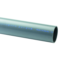 UPVC Metric Pipe Plain End 6 Mtr Length