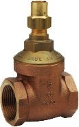 Bronze Gate Valve Lockshield