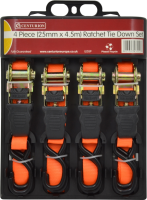 Ratchet Tie Down Set (4 PC)