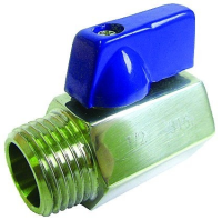 St/St Mini Ball Valve M/F