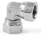 Female Equal Swivel Elbow BSPP deg Coned