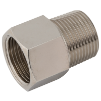 Equal Connector BSPT x BSPP Nickel Plated
