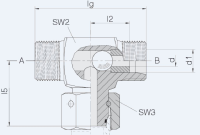 Shuttle Valve - Tee - Swivel on the Branch - (L) Series