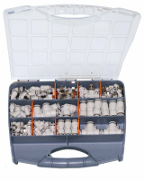 124 Piece 6/8/10mm Emergency Push-in White Fittings Kit