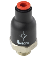 Non-Return Valve Exhaust Version Tube to BSPP & Metric