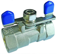 St/St T Handle Lever Ball Valve