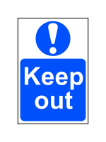 Safety Sign - Keep Out