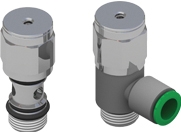 Pneumax Technopolymer Blocking Valves G3/8" - G1/2"