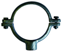 Single M12 Tapping Pipe Ring Black