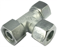 Swivel Stud Equal Run Tee Metric Heavy Duty