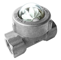 Sight Glass / Flow Indicator - 400 Series - With Spinner (Stainless)