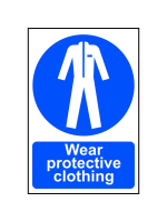 Safety Sign - Wear Protective Clothing