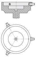 M/C Tool for ZAKO LP Ring Assy - Pressure Plate - Type 85