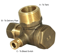 Non Return Valve (R-H Bleed Port when Fitted)