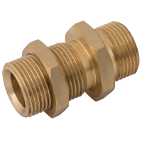 Equal Bulkhead Connector Coned BSPP