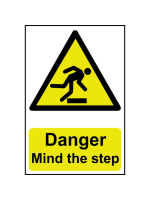 Safety Sign - Danger Mind The Step