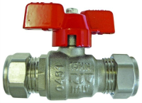T Handle Ball Valve Compression Ends
