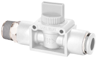 3/2 Ball Valve BSPT To Tube (Vented)