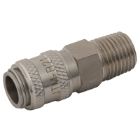 BE-21 Mini Couplings BSPT Male