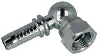 Hose Tail - BSPP Female Swivel Insert 90 Deg Compact