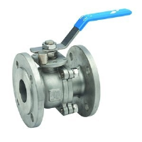 St/St Lever Ball Valve - Flanged