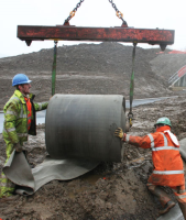 Flexible Concrete Canvas For tunnel lining,
