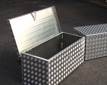 Bespoke Aluminium Checker Plate Storage Boxes 