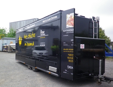 Mobile Catering Unit Wrapping Service 