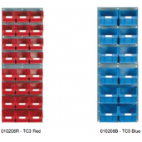 Topstore - 2 Panels high x 1 Panel wide (H 1282 x W 457mm) TC Bin Kits