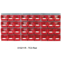 Topstore - 1 Panel high x 3 Panels wide (H 641 x W 1371mm) TC Bin Kits