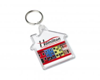 Suppliers Of Promotional Acrylic House Keyfob 53X62Mm