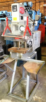 HARE model 5BS open fronted hydraulic press fitted with perspex guards