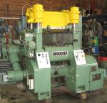 Bruderer model BSTA60VL High Speed Precision Punching Press. 4-Column straight sided machine with twin crank under-driven down stroking ram action