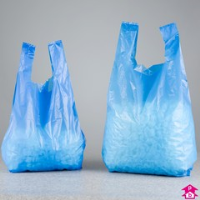 Vest Carrier Bags - Recycled Polythene
