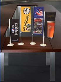 Exhibition Stands Table Top Flags Supplier 