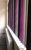 Dim Out Fabric Vertical Blinds For Sunlight Control