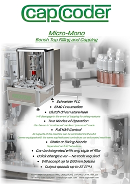 Bench Top Self-Contained Filling And Capping Machine