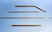 Trocar needles for wound draining