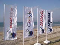 Custom Feather Flags For Exhibitions