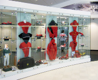 Glass Wall Retail Display Cabinets