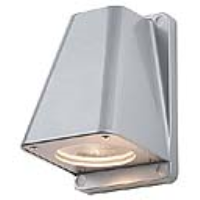 SLV Lighting 227194 Wallyx GU10 Outdoor Wall Light In Silver Grey