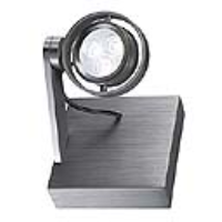 SLV Lighting 147761 Kalu II LED 3 Indoor LED Wall Light In Brushed Aluminium With A White LED