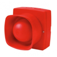 Fike 302-0004 Twinflex Hi-Point IP55 Stand Alone Industrial Horn Sounder In Red 95dBA